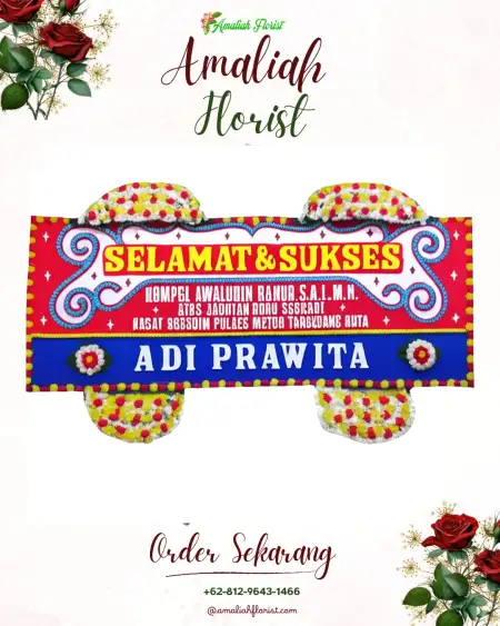 Papan Bunga Ucapan Selamat Agel