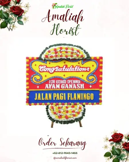 Sewa Papan Bunga Agel